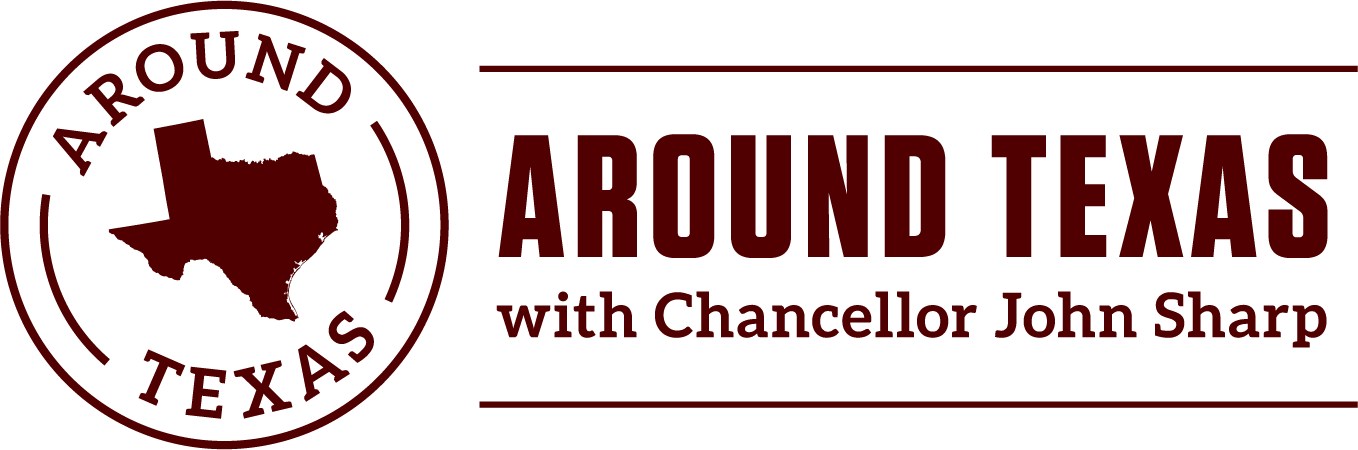 Around Texas with Chancellor John Sharp Logo
